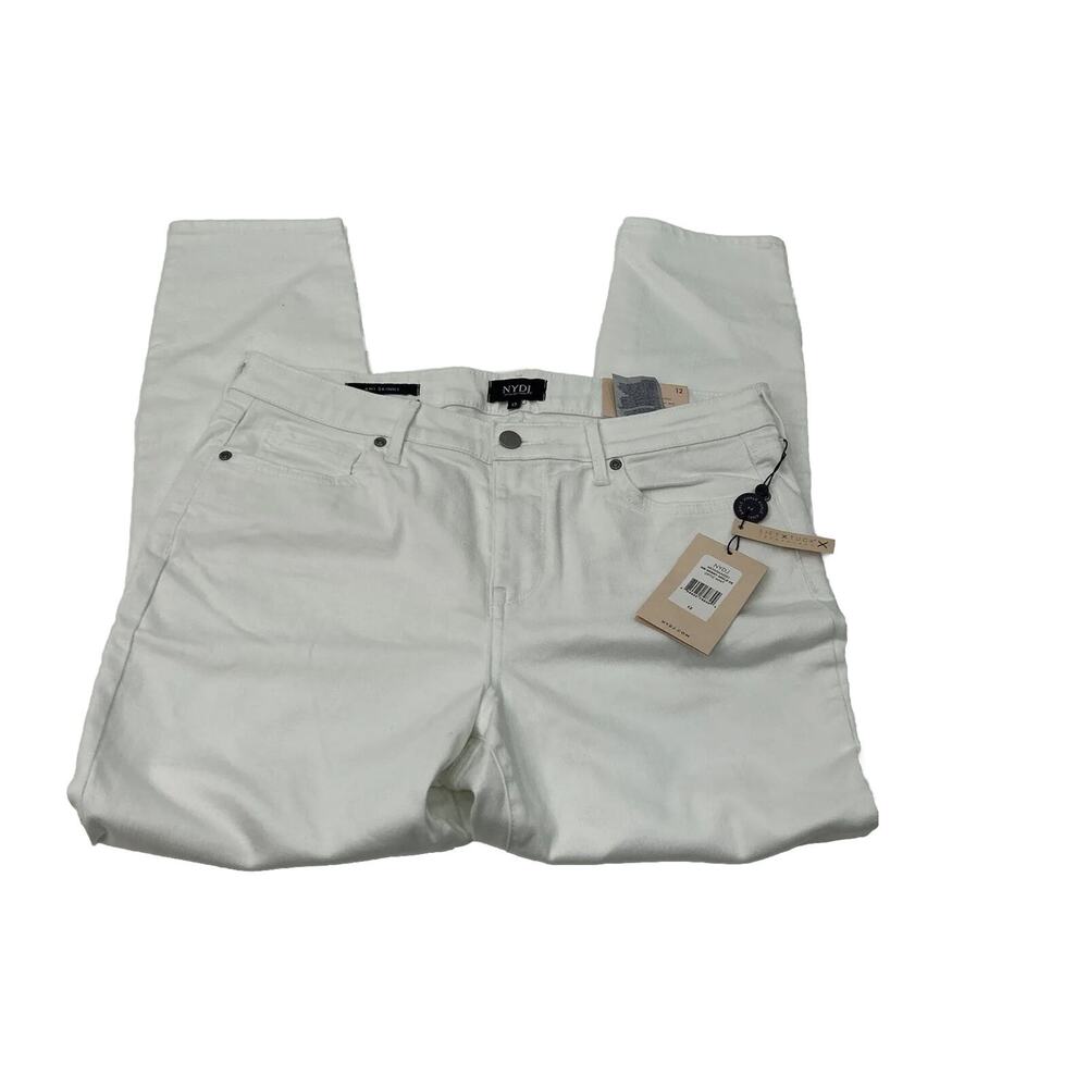 NYDJ White Skinny Jeans